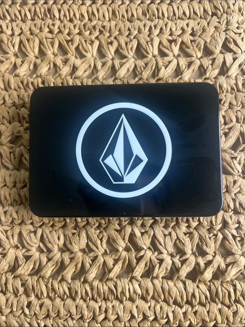 Volcom Navy Blue Zip Cardholder Wallet